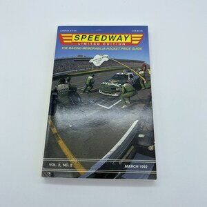 Vintage 1992 Speedway Limited Edition Racing Memorabilia Pocket Price Guide Book